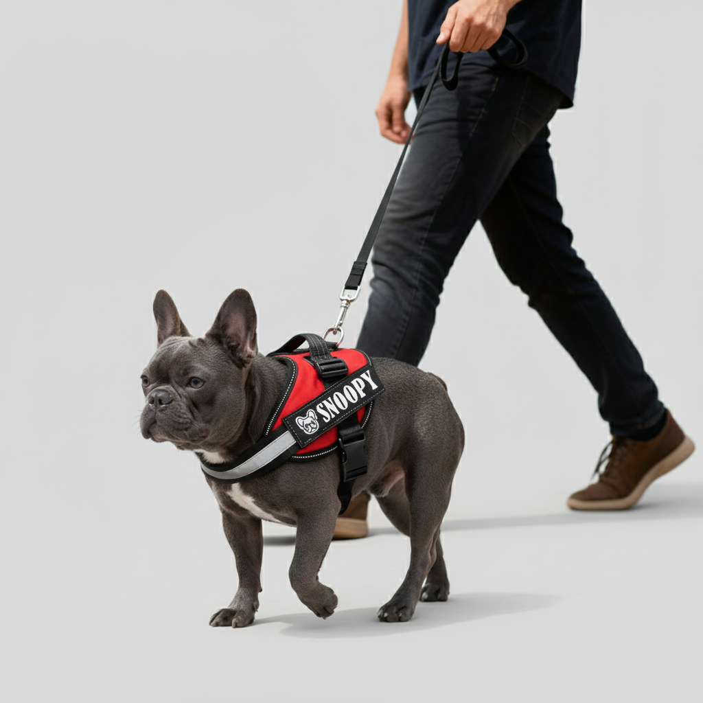 SQUIRREL  - Personalized French Bulldog Harness