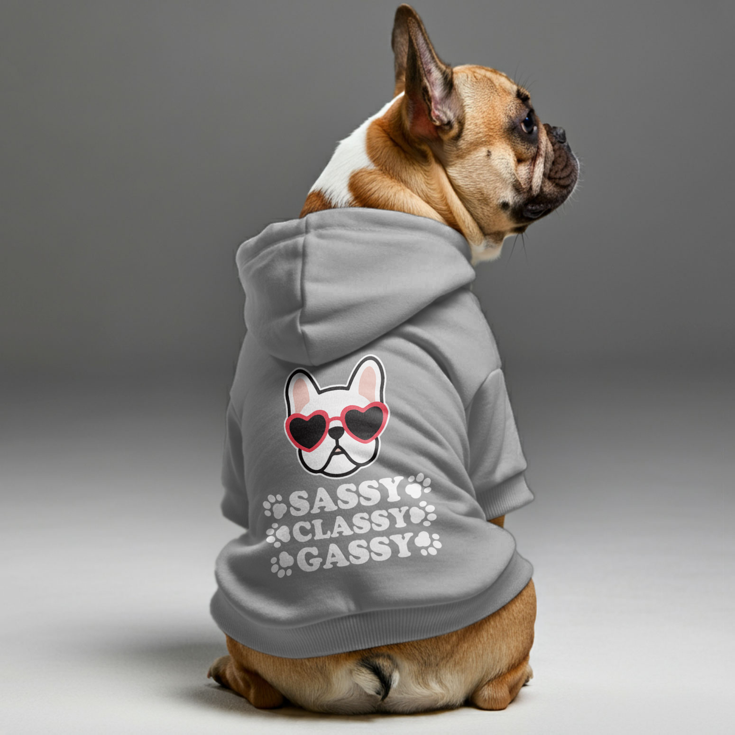 Atrevidas, elegantes y divertidas: sudaderas personalizadas de bulldog francés con frases divertidas: elegantes, acogedoras y de primera calidad, 100 % algodón.