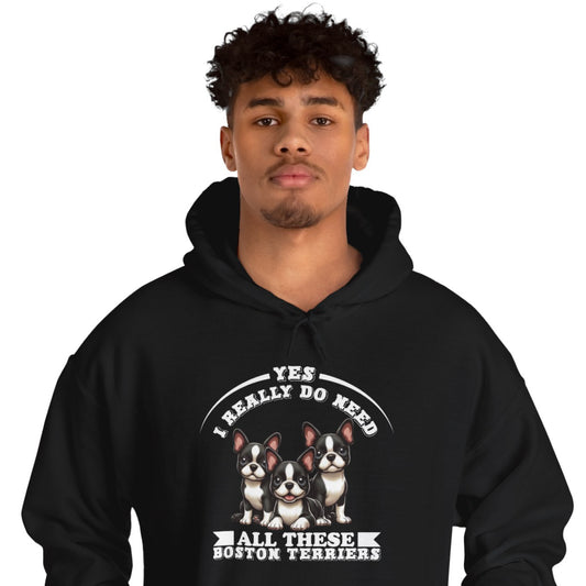 Tabby - Unisex Hoodie for Boston Terrier lovers