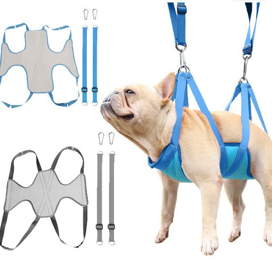 Easy-Nail-Trimming-Frenchie-Grooming-Hammock – Convenient-Pet-Care-Frenchie.shop