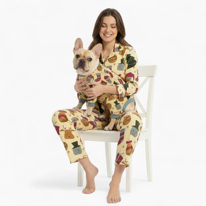 Christmas - Matching Pajama Set for Frenchie Lovers