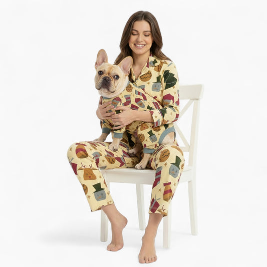 Christmas - Matching Pajama Set for Frenchie Lovers