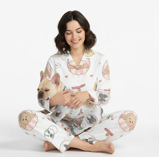 River - Matching Pajama Set for Frenchie Lovers