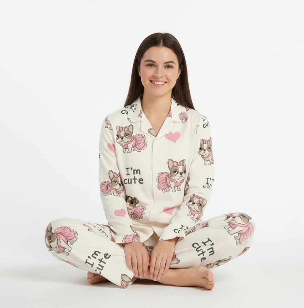 Roxy - Matching Pajama Set for Frenchie Lovers