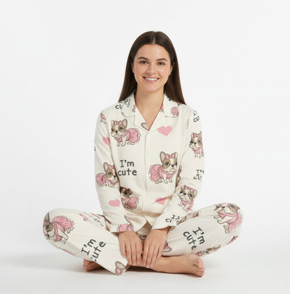 Roxy - Matching Pajama Set for Frenchie Lovers