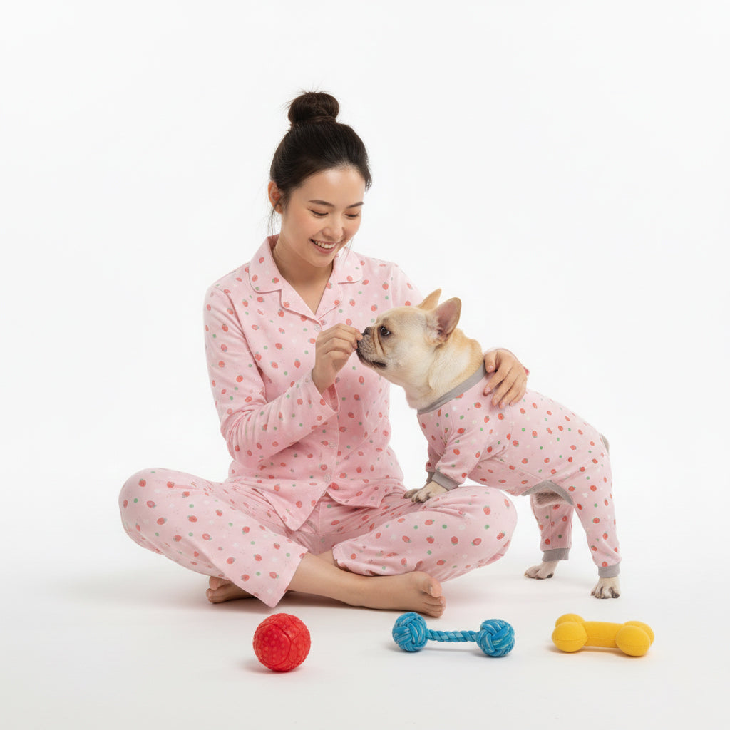 Bella - Matching Pajama Set for Frenchie Lovers