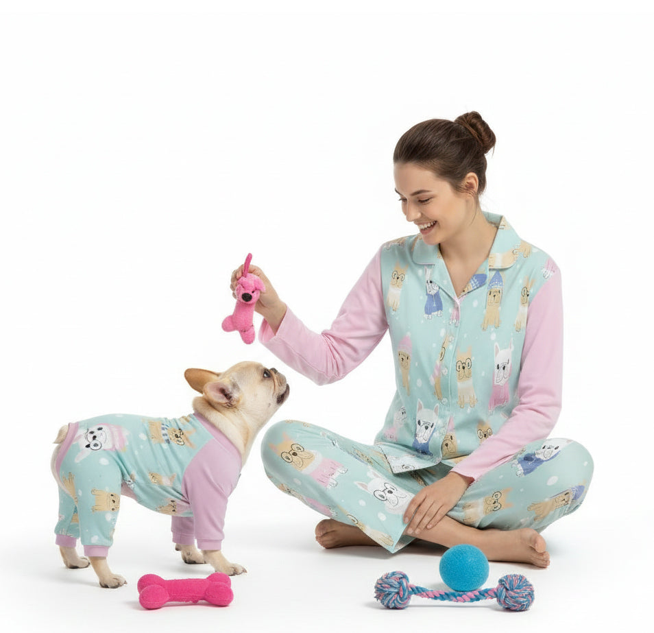 Harely - Matching Pajama Set for Frenchie Lovers