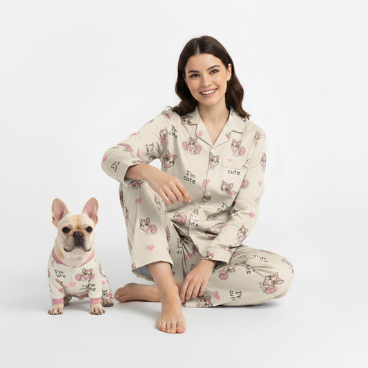 Roxy - Matching Pajama Set for Frenchie Lovers