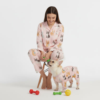 Bowie - Matching Pajama Set for Frenchie Lovers