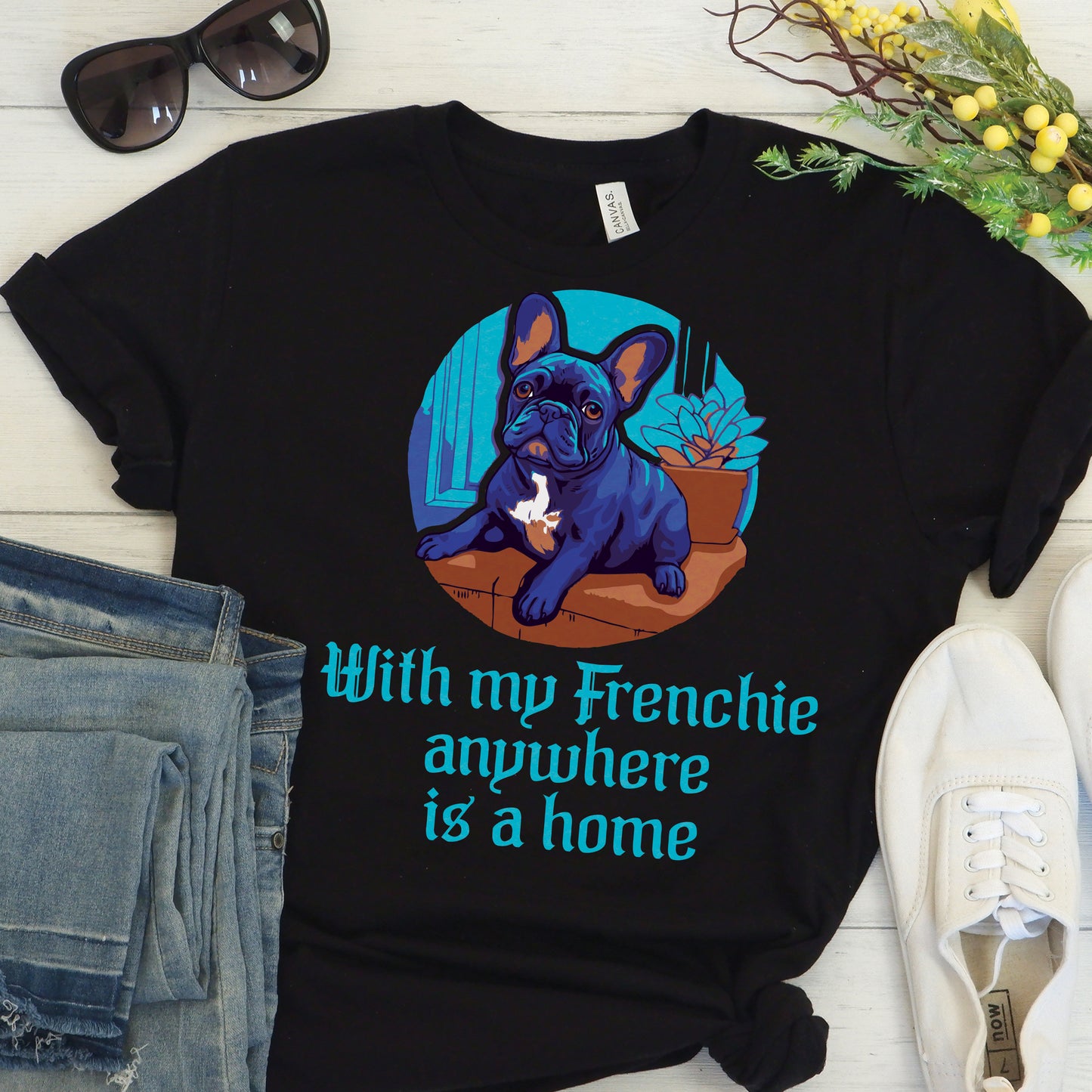 Bleu Frenchie - Unisex T-Shirt