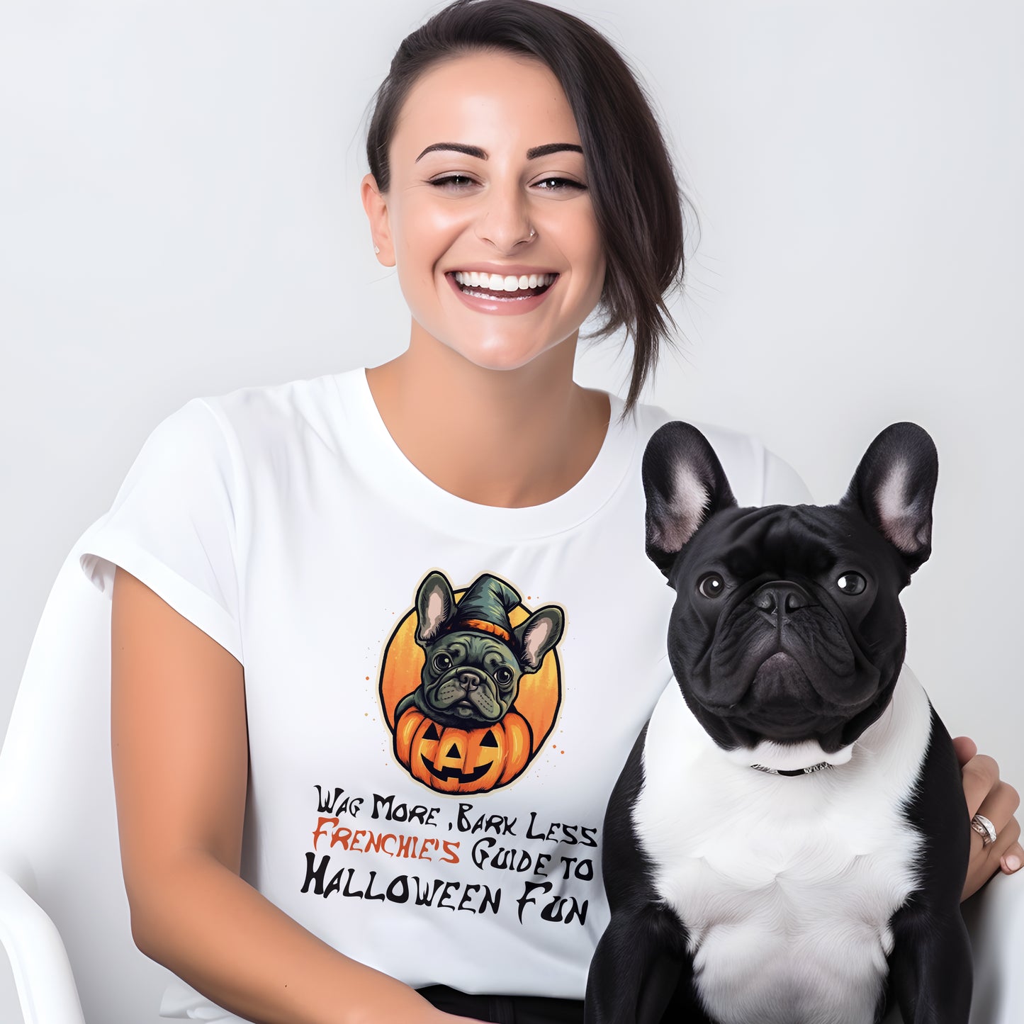 Charming Frenchie Halloween - Unisex T-Shirt
