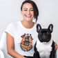 Adorable Frenchie Halloween Tee - Unisex T-Shirt