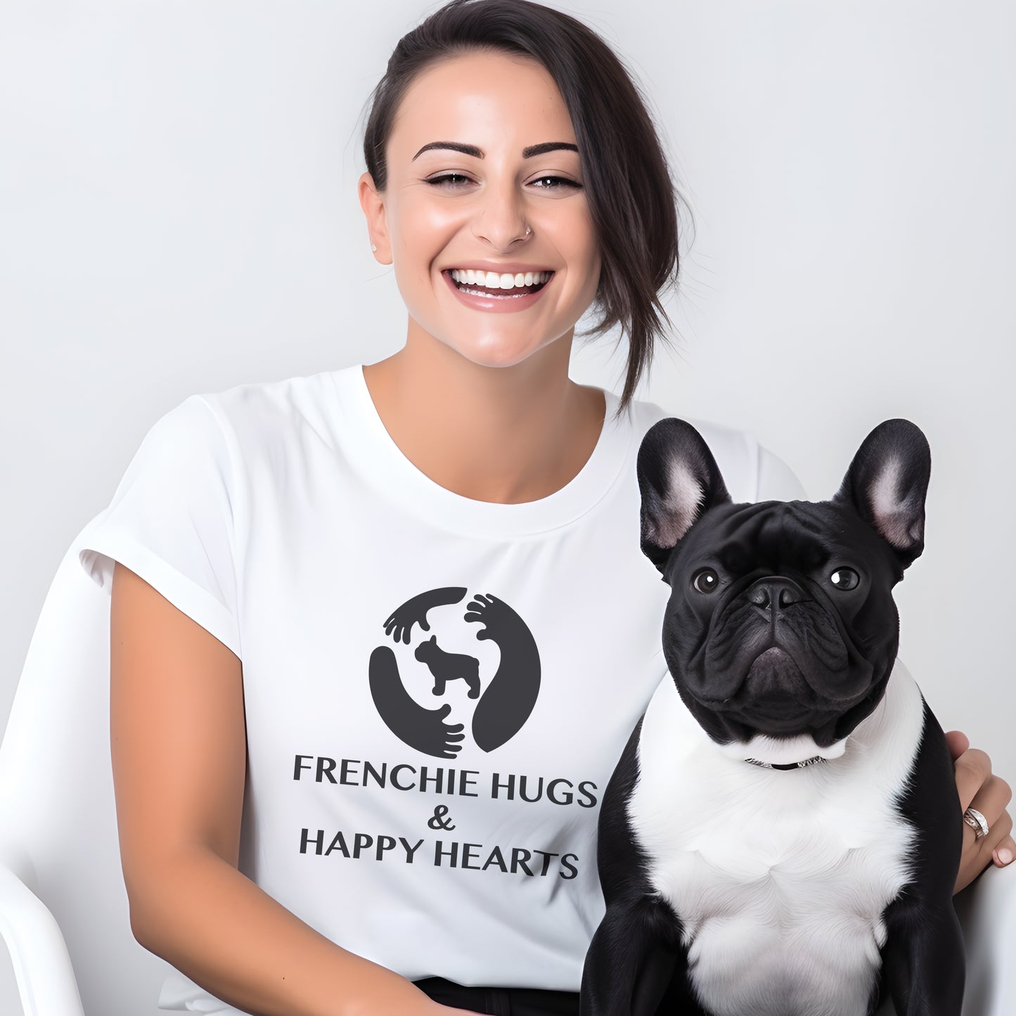 Frenchie Hugs - Unisex T-Shirt