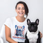 Radiant French Bulldog Labor Day Tee - Unisex T-Shirt