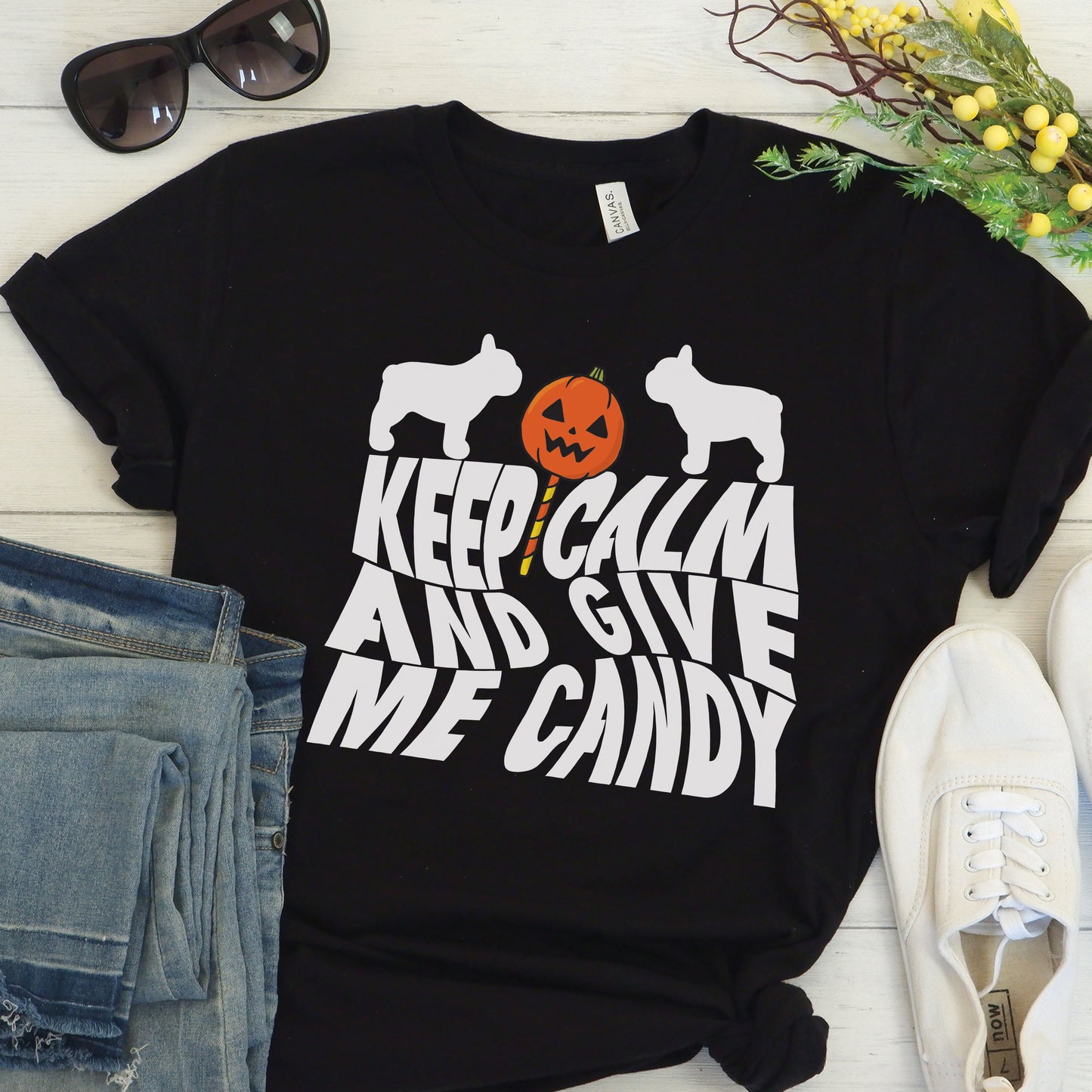 Spooktacular Frenchie Halloween  - Unisex T-Shirt