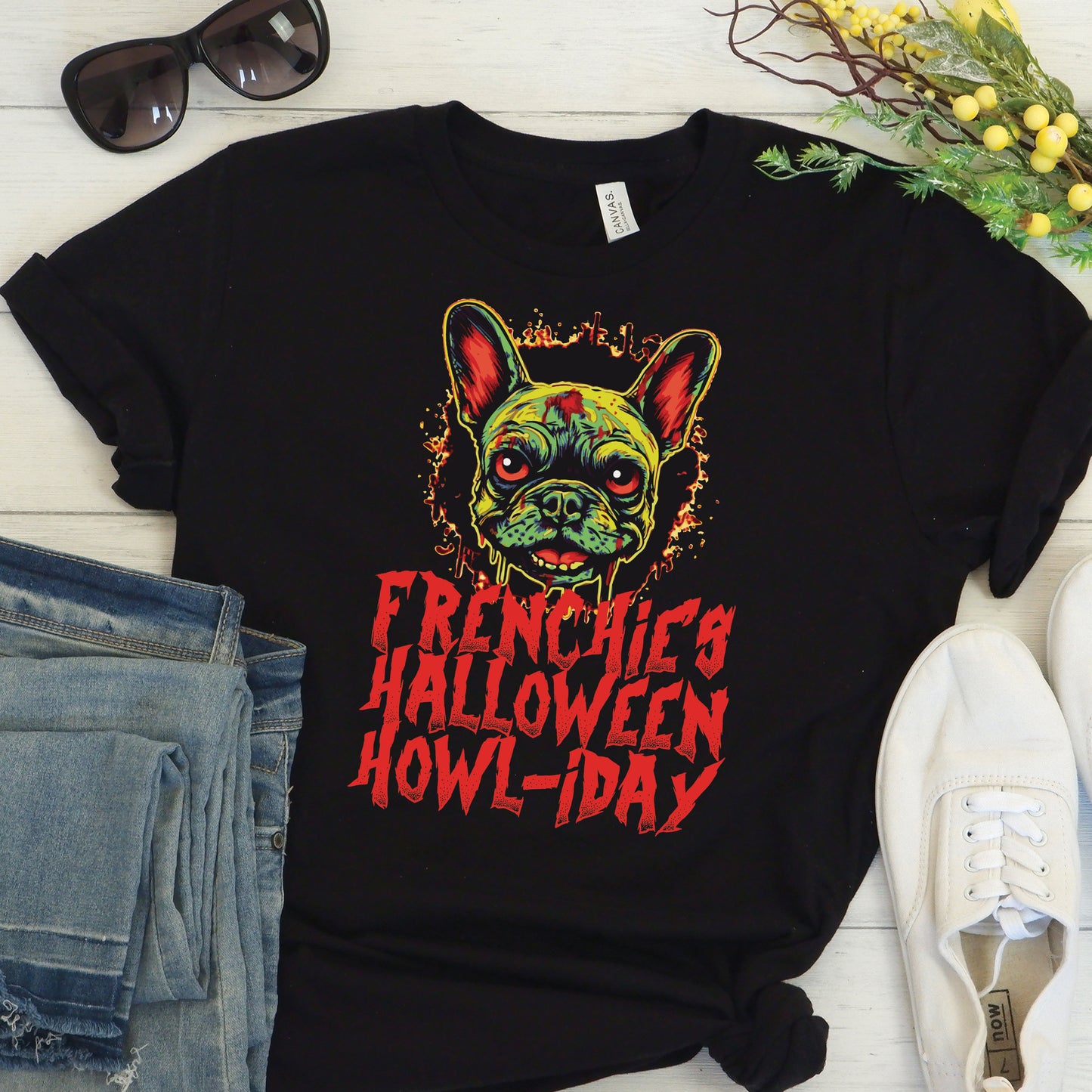 Frenchie Zombie - Unisex T-Shirt
