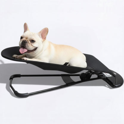 Chaise à bascule portable pour bouledogue français