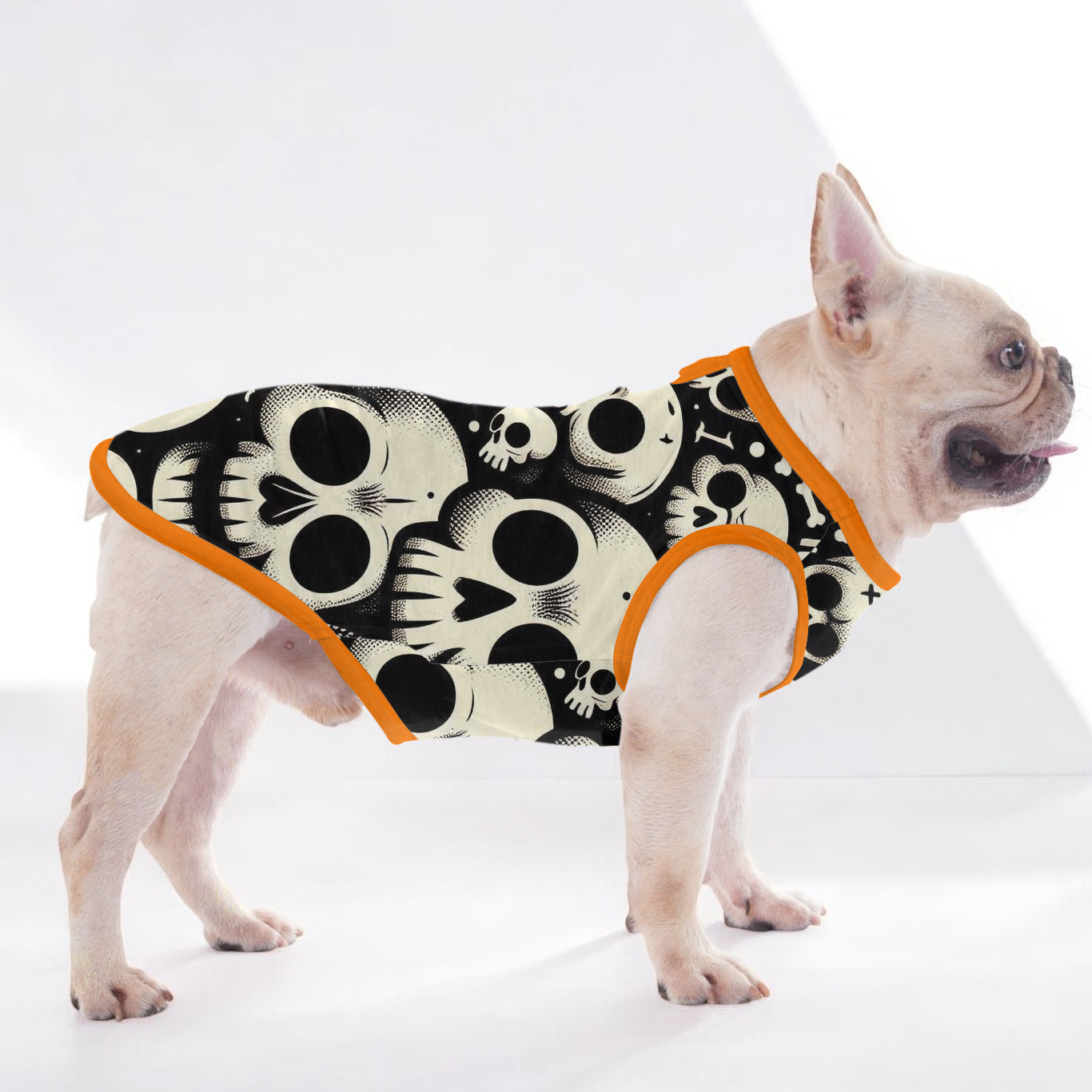 skull Shirt for French bulldogs