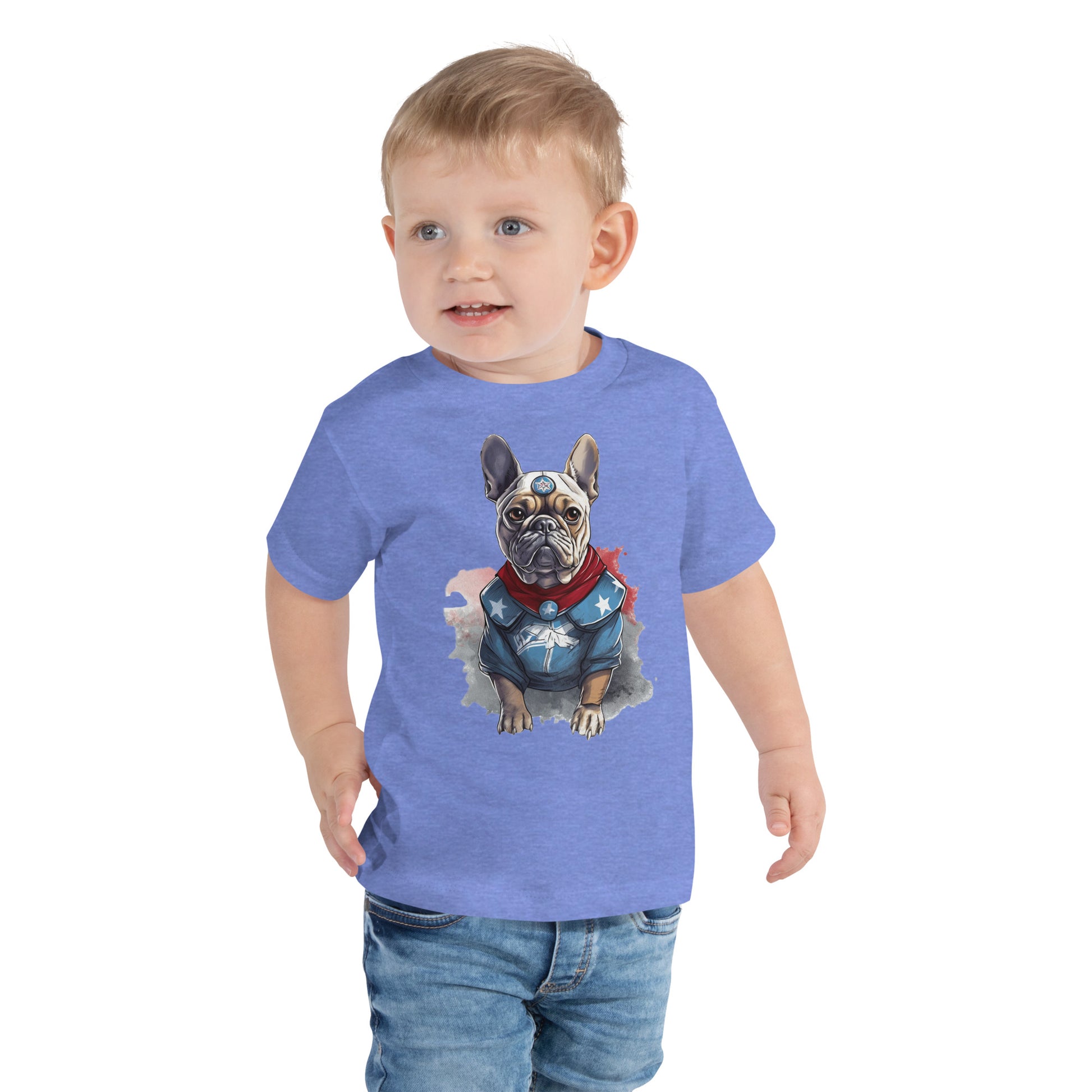 Adorable Kids Frenchie T-Shirt – Trendy Stylish - Main Image