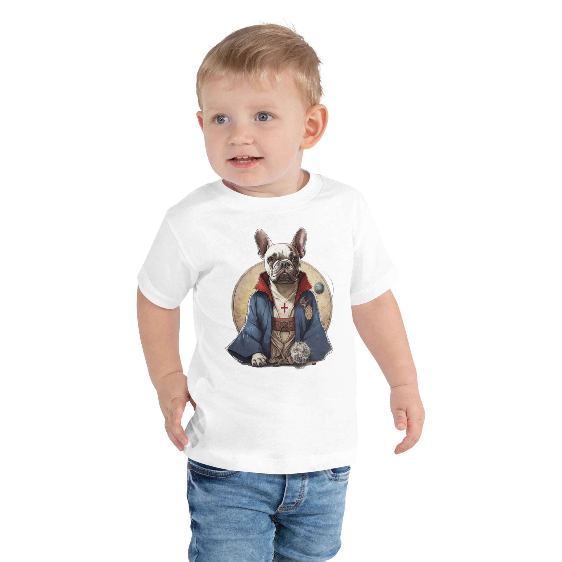 Kid's Frenchie T-Shirt - Time-Traveling Canine Apparel