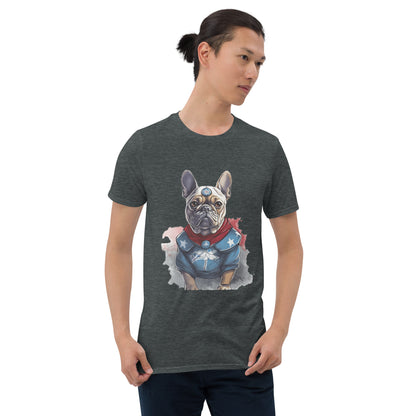 Unisex Frenchie Affection T-Shirt - Perfect Blend of Comfort and Canine Chic