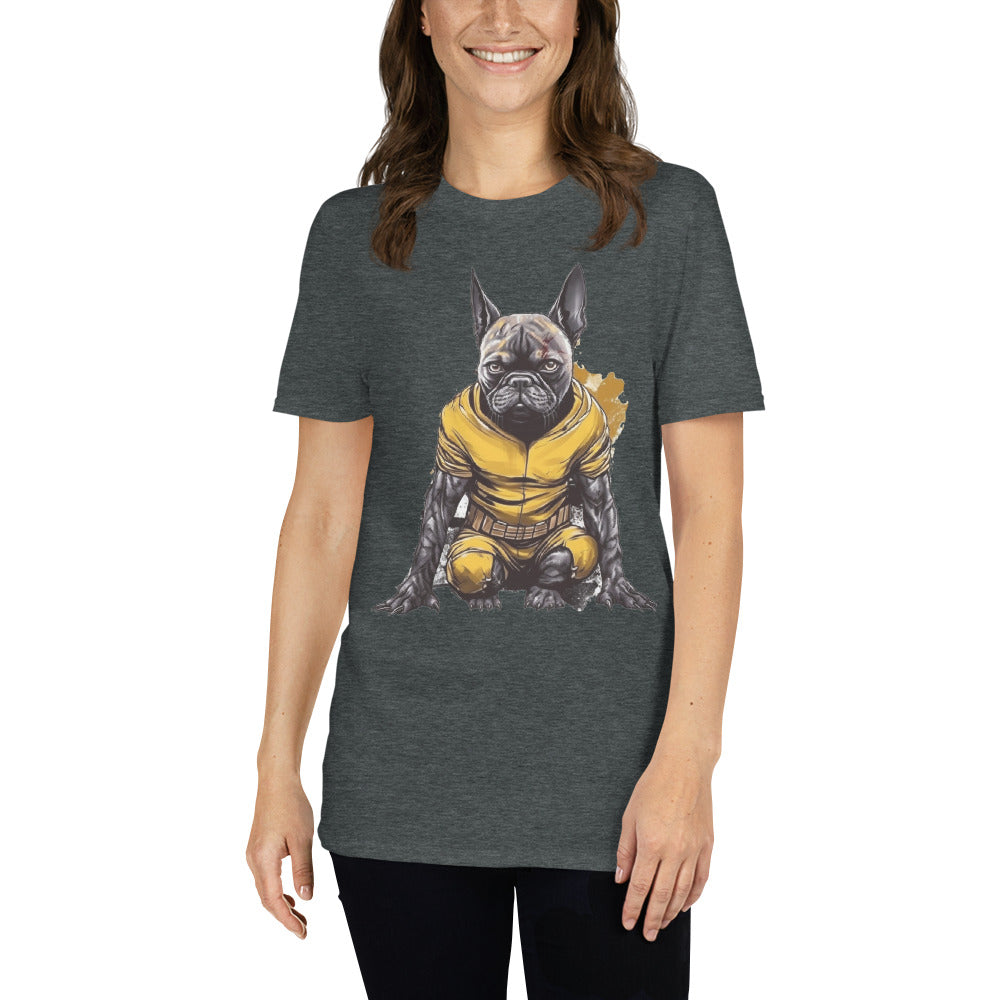 Frenchie Lover's Unisex T-Shirt - Your Go-To Choice for Casual Canine Chic