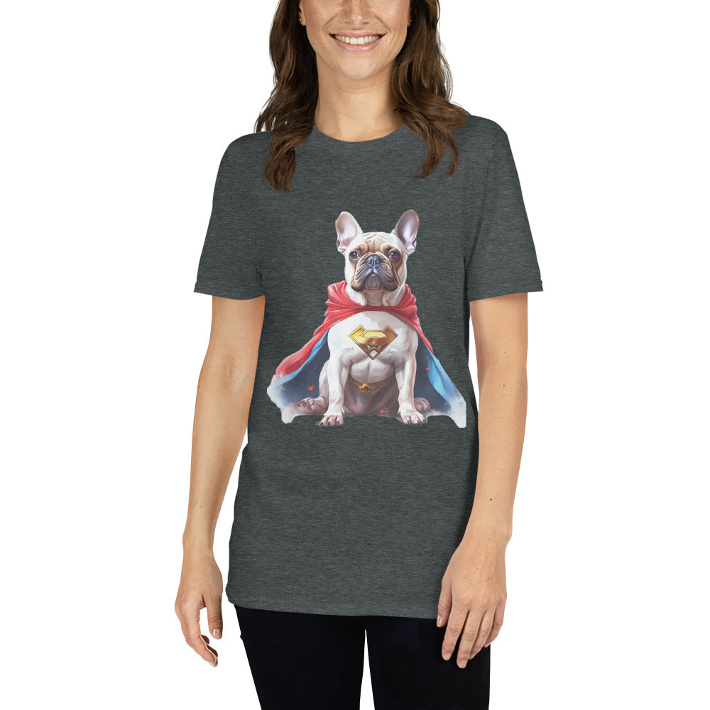 French Bulldog Love Unisex T-Shirt - Trendy Apparel for Canine Enthusiasts