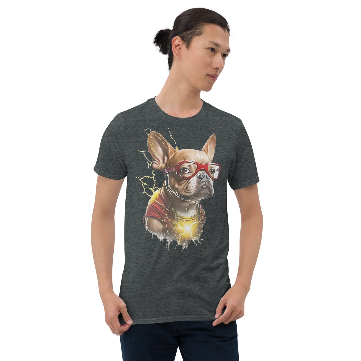 Unisex Frenchie Spirit Tee: Express Your Canine Admiration in Style