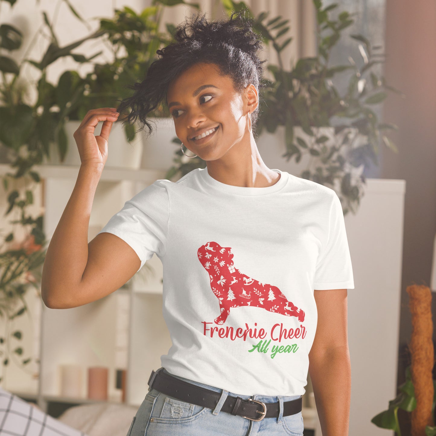 Frenchie  Christmas - Unisex T-Shirt
