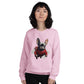 Frenchie Charm Unisex Sweatshirt: Warm and Trendy Wear for Dog Lovers