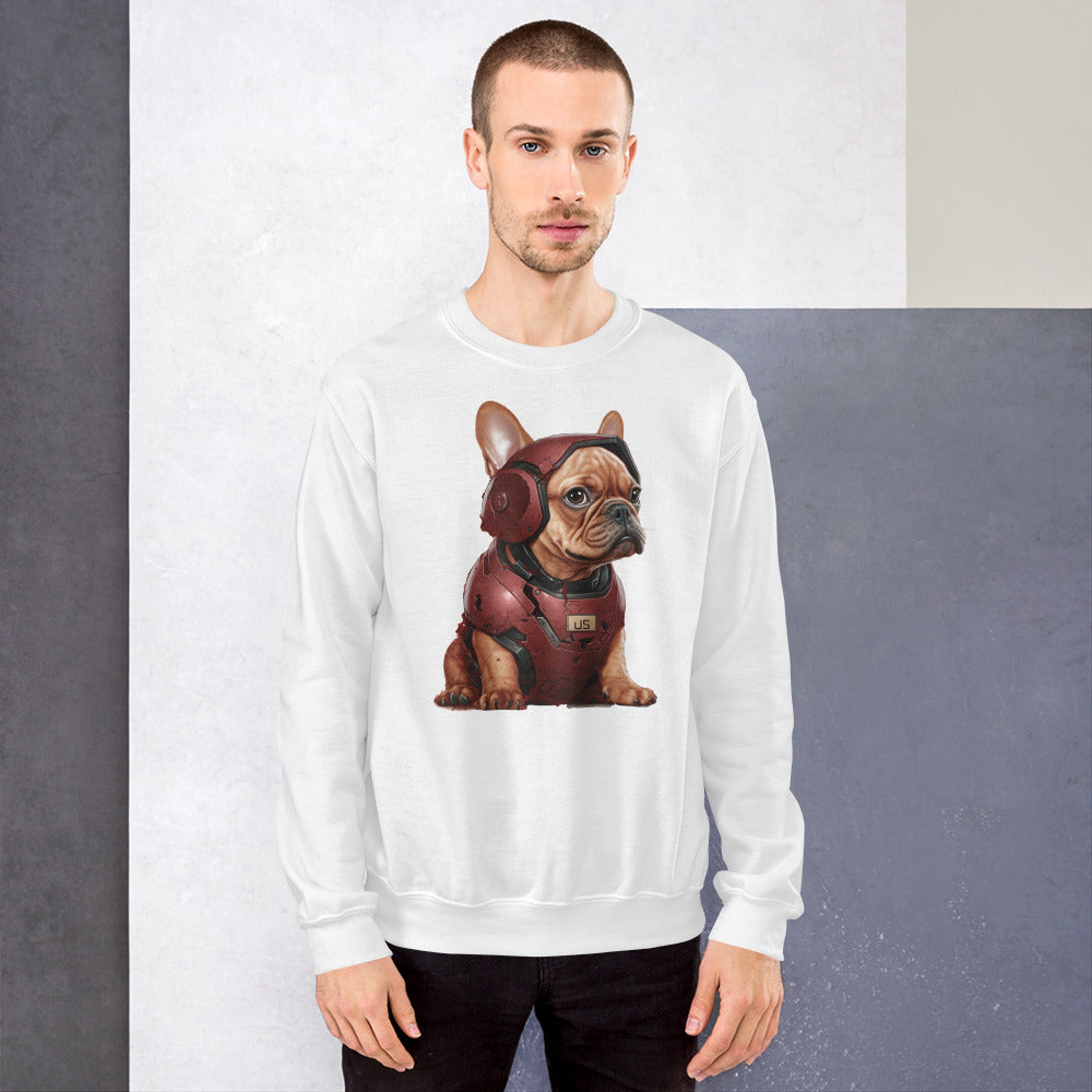 Cozy Frenchie - Unisex Sweatshirt for Dog Lovers