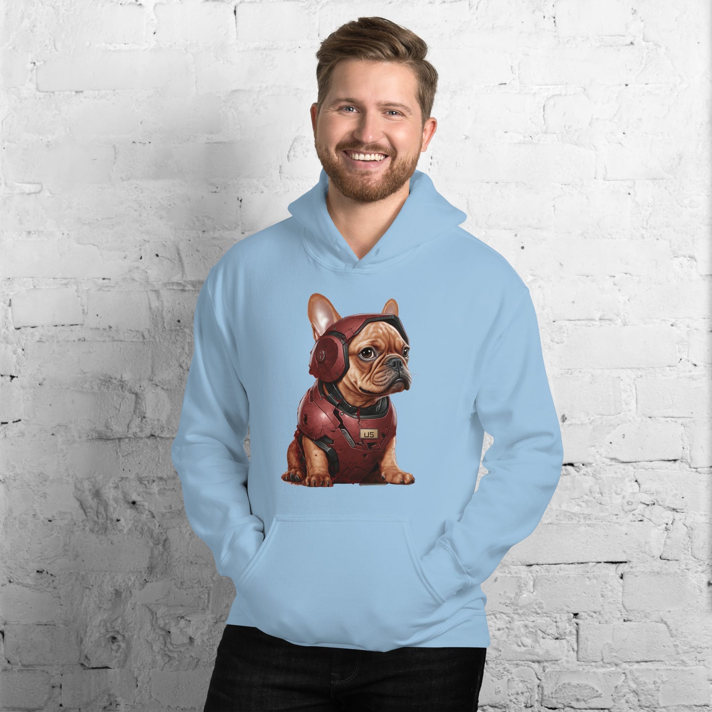 Frenchie Fanfare Unisex Hoodie: For the Ultimate Dog Lover