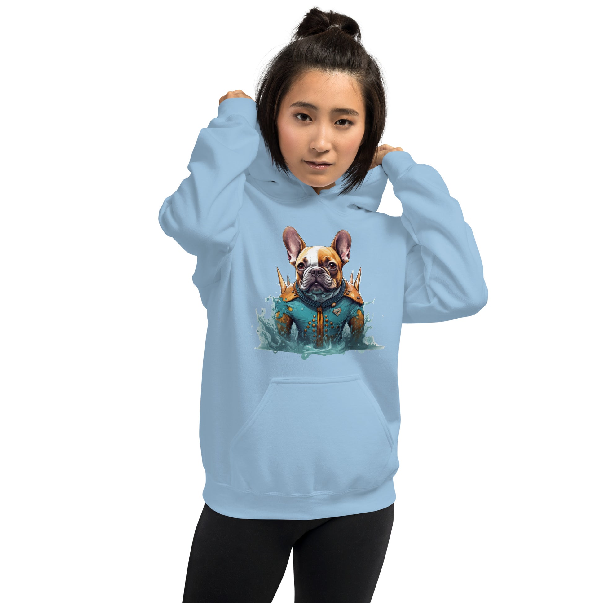 Frenchie Fanatic Unisex Hoodie - Comfortable & Trendy Ensemble for Dog Lovers