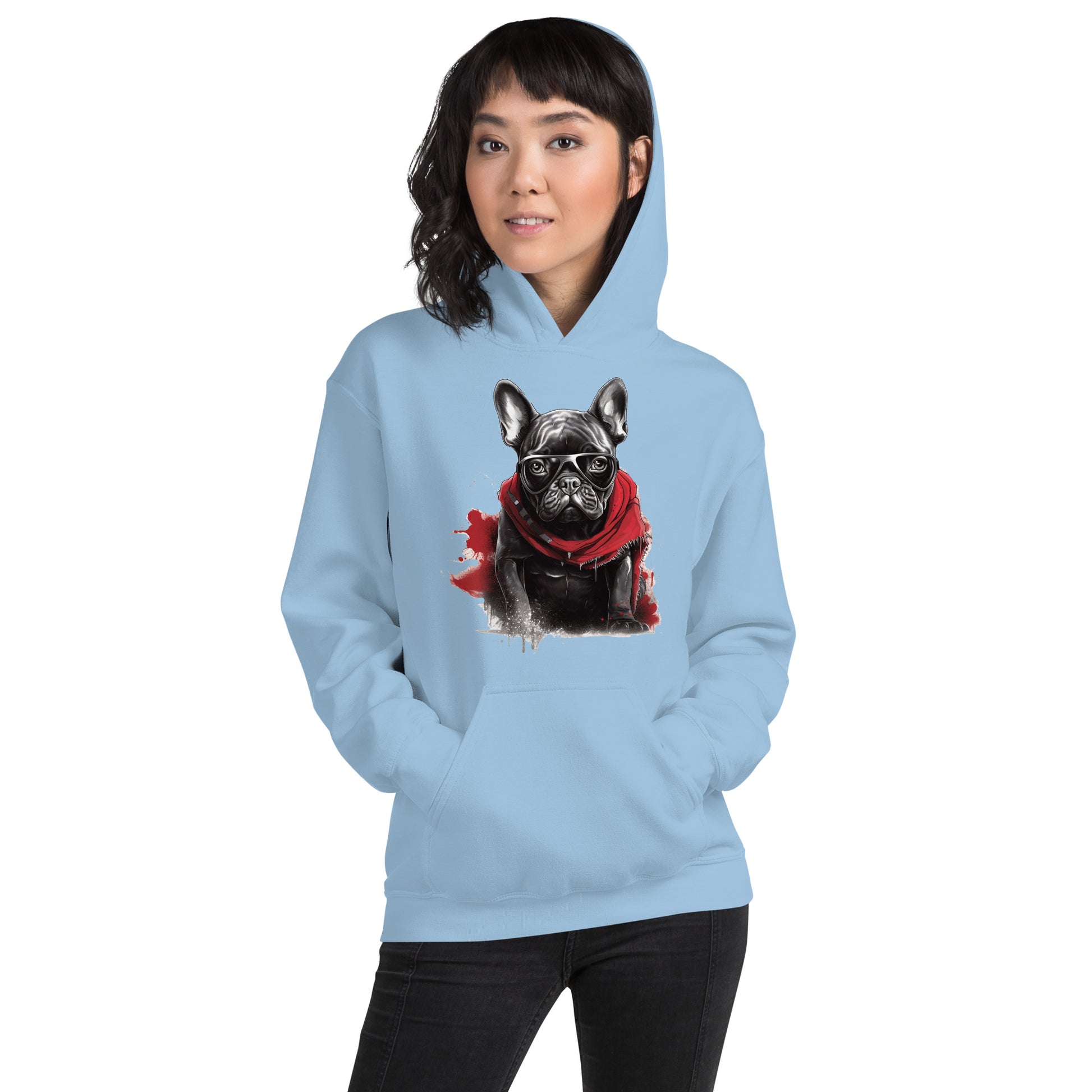 Frenchie Passion Unisex Hoodie - Warm & Fashionable Attire for Dog Enthusiasts