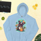 Panda-Styled Frenchie Unisex Heavy Blend Hoodie - A Trendy Pick for Fashionable Pet Lovers