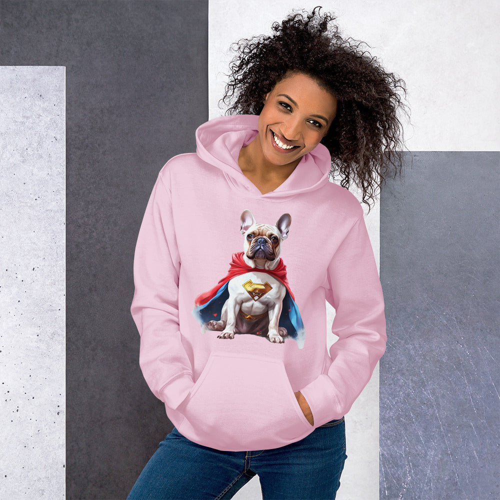 Unisex Frenchie Love Hoodie - A Trendy Must-Have for Dog Enthusiasts
