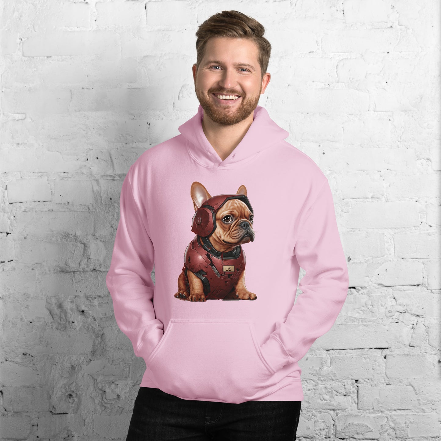 Frenchie Fanfare Unisex Hoodie: For the Ultimate Dog Lover