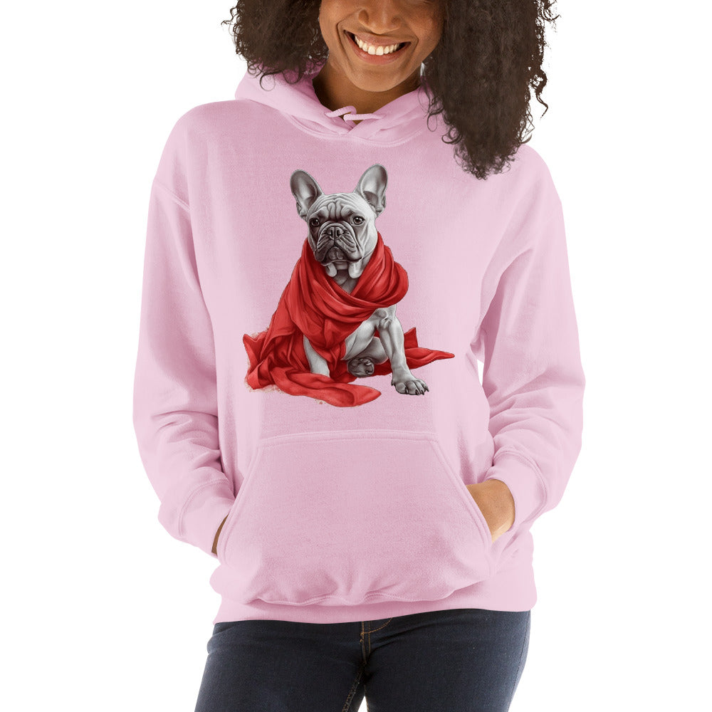 Frenchie Enthusiast Unisex Hoodie - Snug & Trendsetting Outfit for Dog Admirers