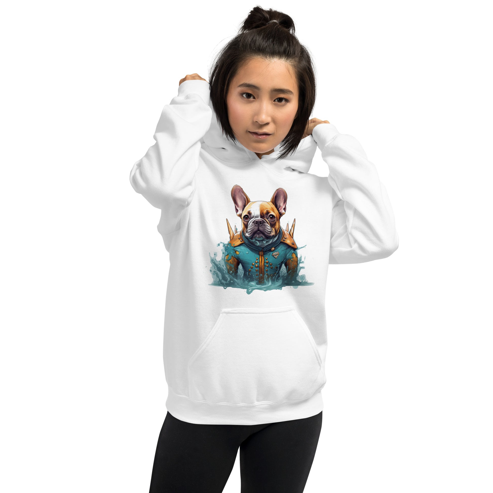 Frenchie Fanatic Unisex Hoodie - Comfortable & Trendy Ensemble for Dog Lovers