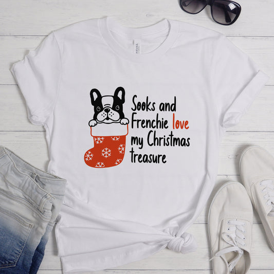Frenchie ans socks - Unisex T-Shirt