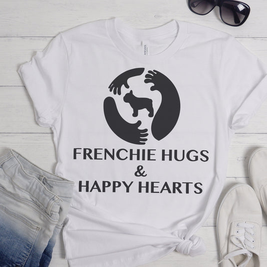 Frenchie Hugs - Unisex T-Shirt