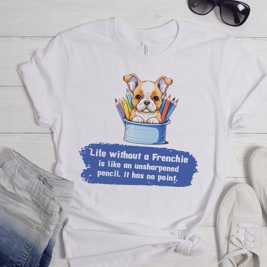 Elegant Frenchie Spirit Tee - Unisex T-Shirt