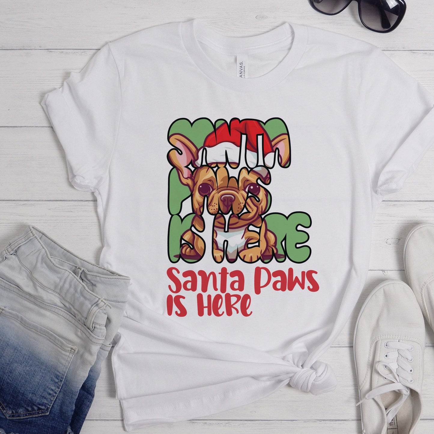 Santa paws - Unisex T-Shirt