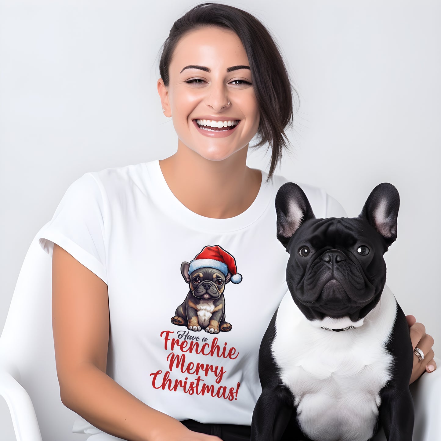 French Bulldog Christmas - Unisex T-Shirt