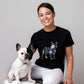 Floral Frenchie - Unisex T-Shirt