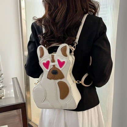 www.frenchie.shop-French-Bulldog-shaped-Crossbody-Bag-for-Women-gray