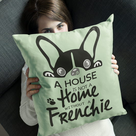 Frenchie Home - Pillow Cover