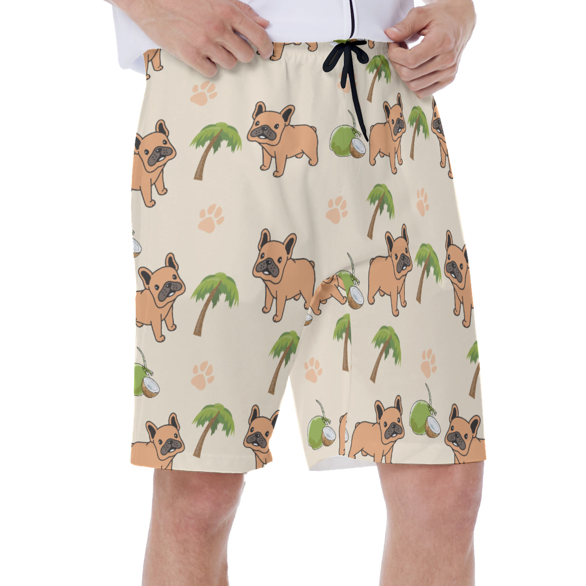 APOLLO - Men's Beach Shorts - Frenchie Bulldog Shop