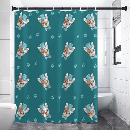 JASPER - Shower Curtains - Frenchie Bulldog Shop
