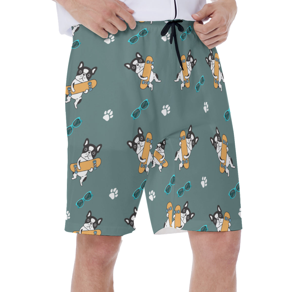 WALTER - Men's Beach Shorts - Frenchie Bulldog Shop